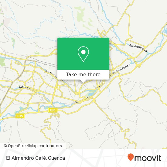El Almendro Café map