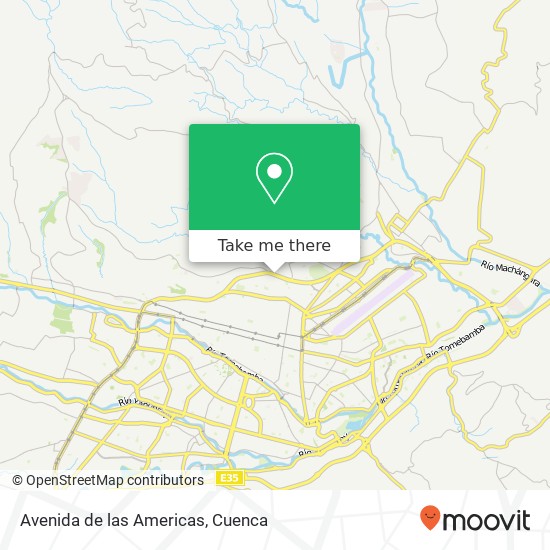 Avenida de las Americas map