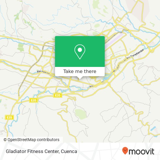 Gladiator Fitness Center map