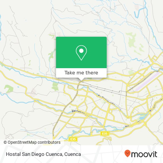 Hostal San Diego Cuenca map