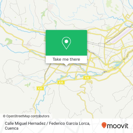 Mapa de Calle Miguel Hernadez / Federico García Lorca