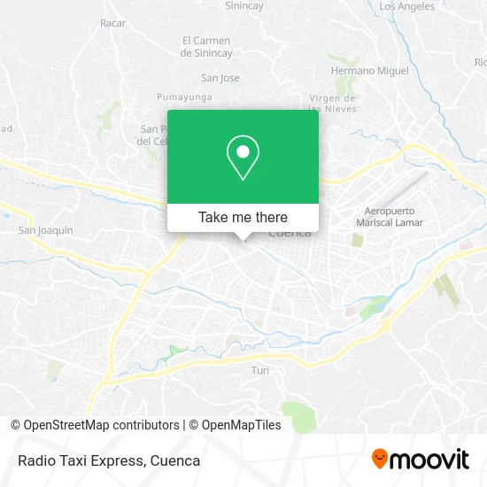 Radio Taxi Express map