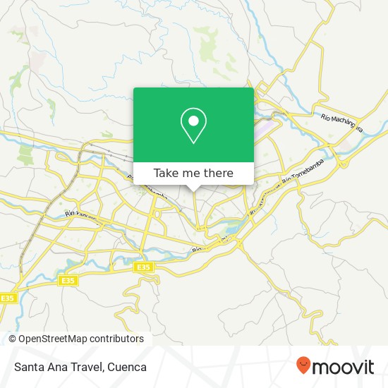 Santa Ana Travel map