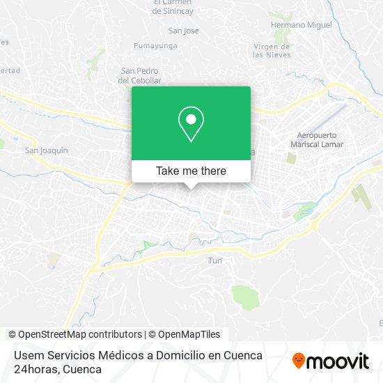Usem Servicios Médicos a Domicilio en Cuenca 24horas map