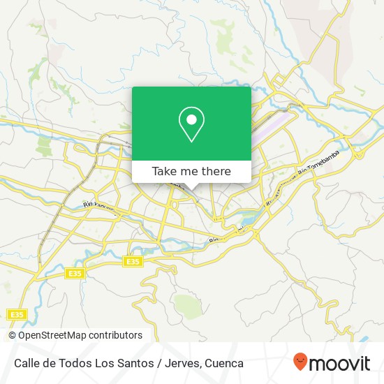 Calle de Todos Los Santos / Jerves map