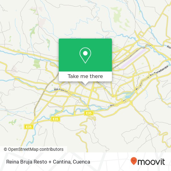 Mapa de Reina Bruja Resto + Cantina