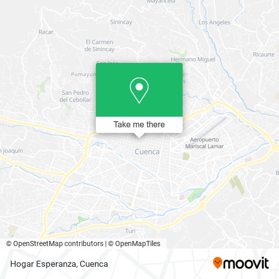 Hogar Esperanza map
