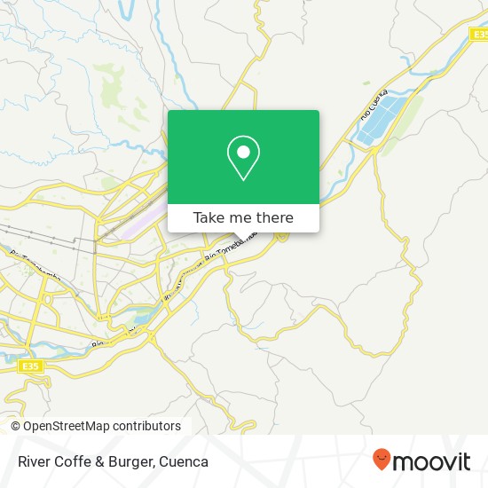 River Coffe & Burger map