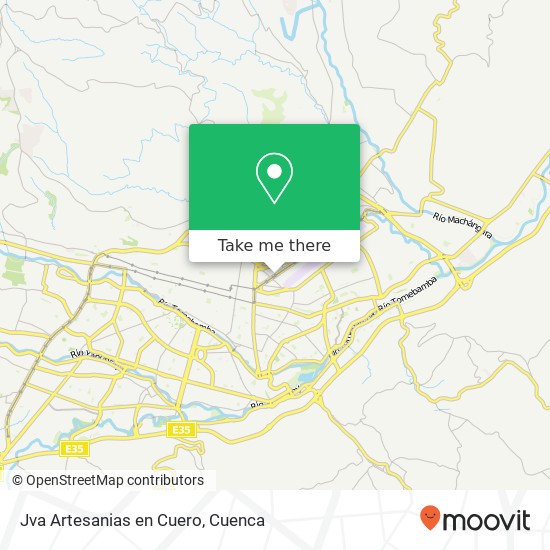 Mapa de Jva Artesanias en Cuero