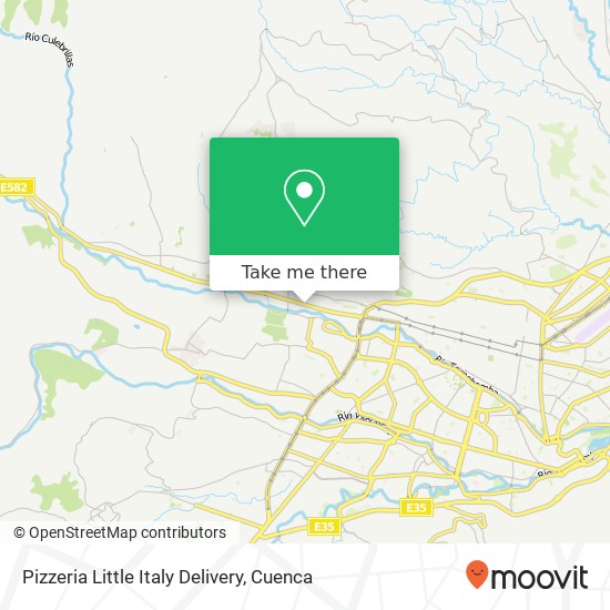 Pizzeria Little Italy Delivery map