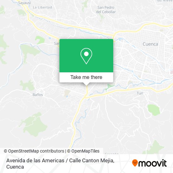 Avenida de las Americas / Calle Canton Mejia map