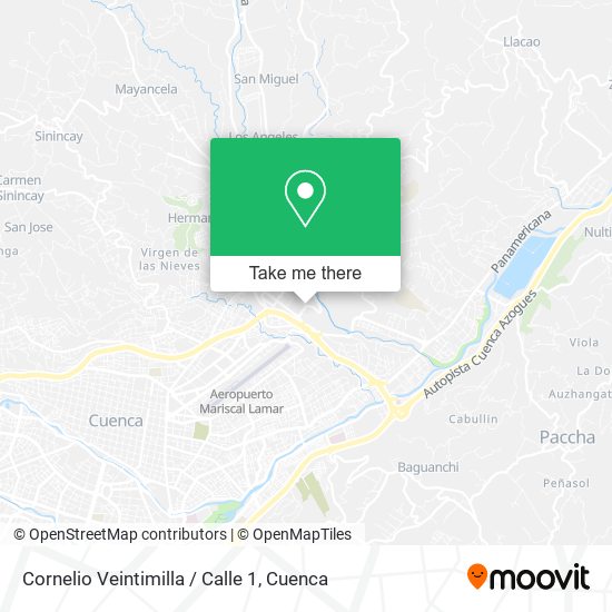 Cornelio Veintimilla / Calle 1 map