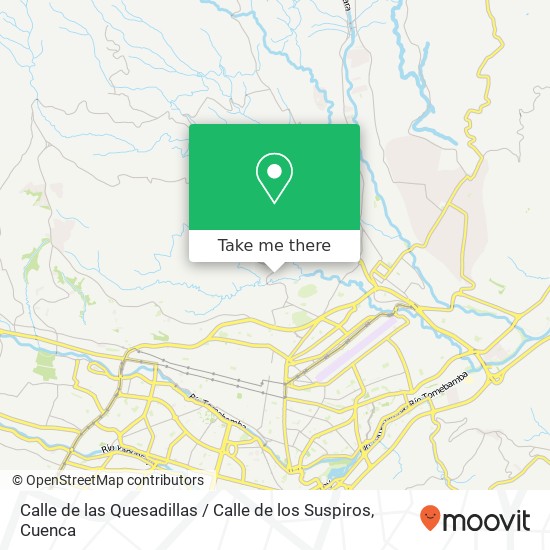 Mapa de Calle de las Quesadillas / Calle de los Suspiros