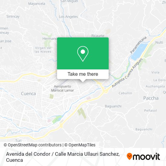 Avenida del Condor / Calle Marcia Ullauri Sanchez map