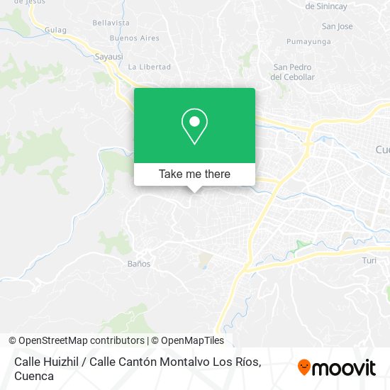 Calle Huizhil / Calle Cantón Montalvo Los Ríos map