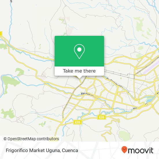 Frigorifico Market Uguna map