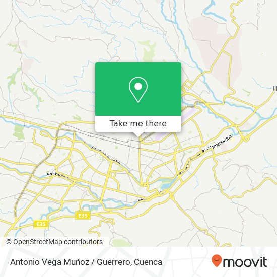Antonio Vega Muñoz / Guerrero map