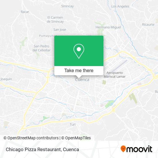 Mapa de Chicago Pizza Restaurant