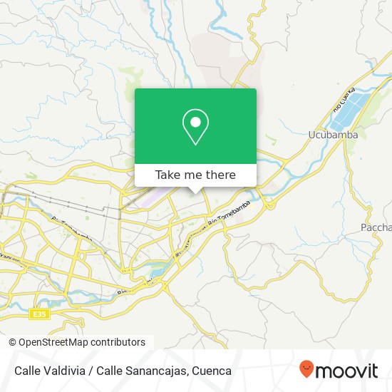 Calle Valdivia / Calle Sanancajas map