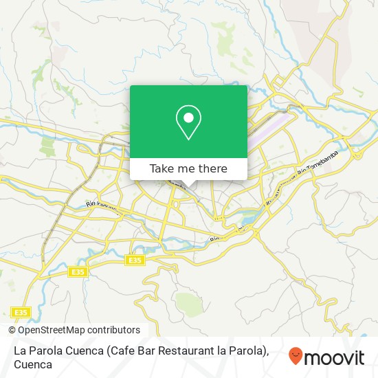 La Parola Cuenca (Cafe Bar Restaurant la Parola) map