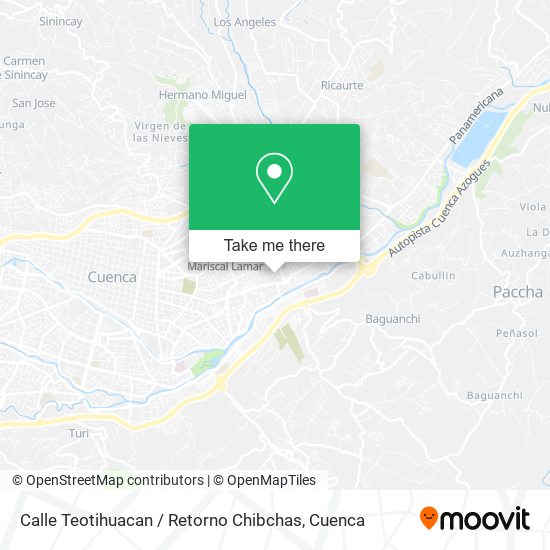 Calle Teotihuacan / Retorno Chibchas map