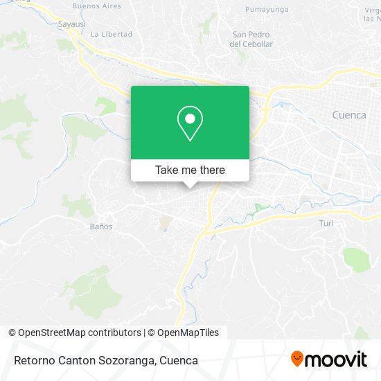 Retorno Canton Sozoranga map