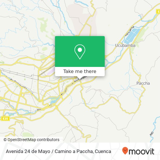 Avenida 24 de Mayo / Camino a Paccha map