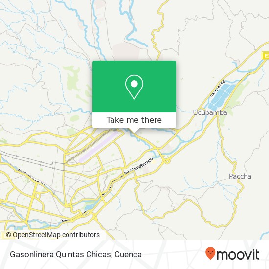 Gasonlinera Quintas Chicas map