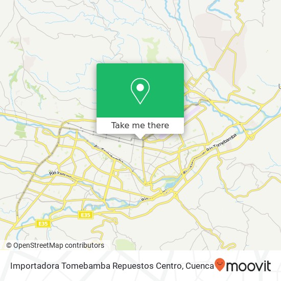 Importadora Tomebamba Repuestos Centro map
