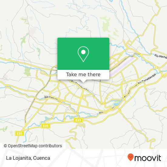 La Lojanita map