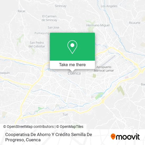 Mapa de Cooperativa De Ahorro Y Crédito Semilla De Progreso