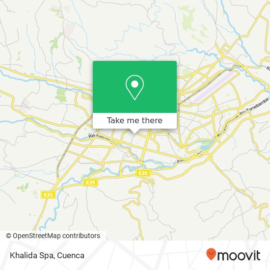 Khalida Spa map