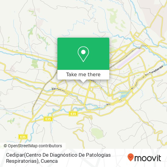 Cedipar(Centro De Diagnóstico De Patologías Respiratorias) map