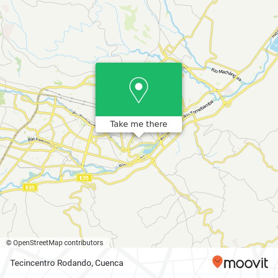 Tecincentro Rodando map