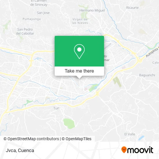 Mapa de Jvca