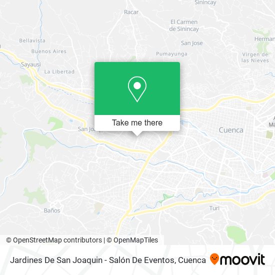 Jardines De San Joaquin - Salón De Eventos map