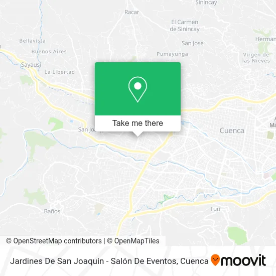 Mapa de Jardines De San Joaquin - Salón De Eventos