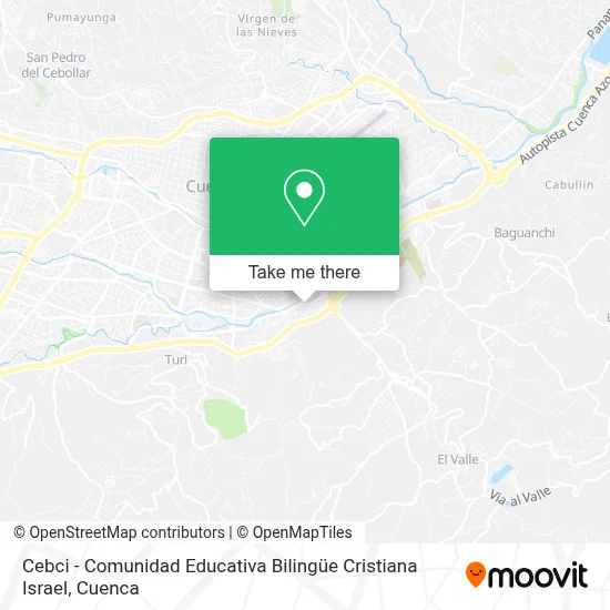 Mapa de Cebci - Comunidad Educativa Bilingüe Cristiana Israel