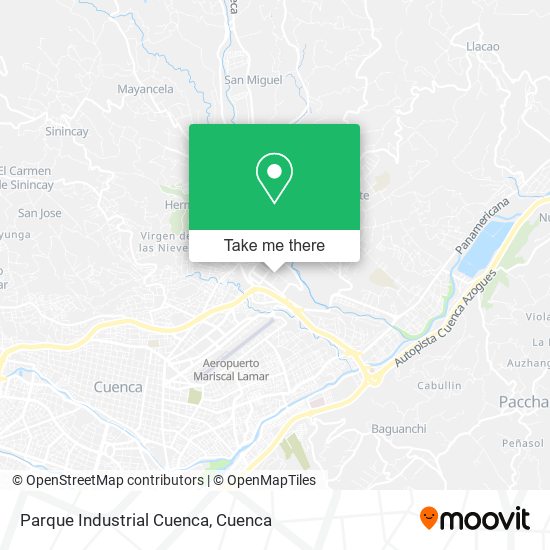 Parque Industrial Cuenca map