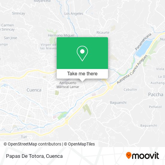 Papas De Totora map