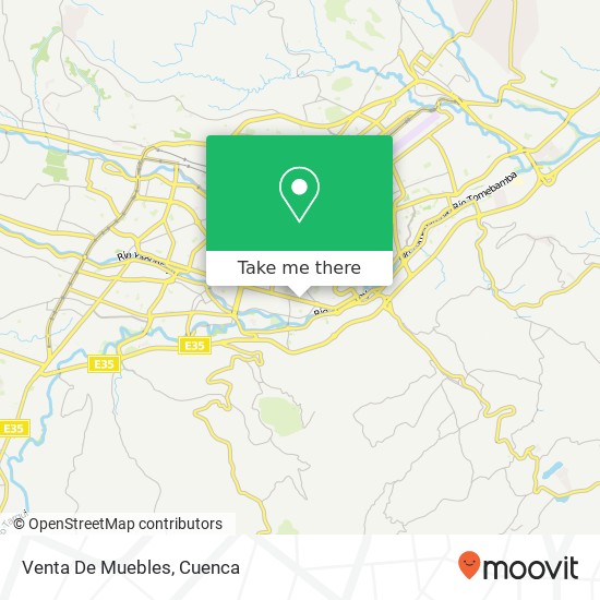 Venta De Muebles map