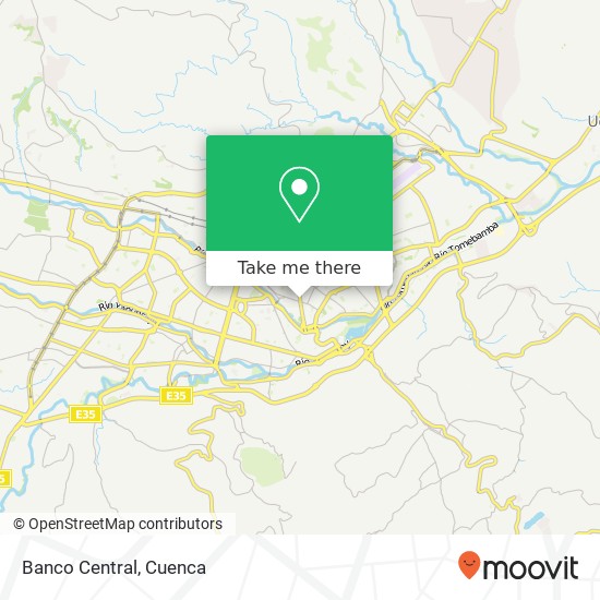 Banco Central map