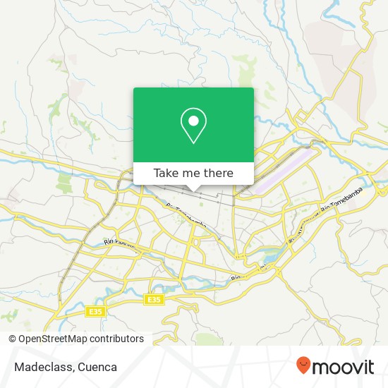 Madeclass map
