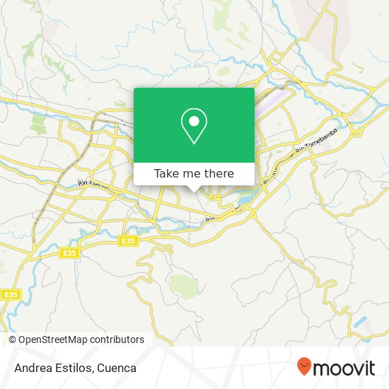 Andrea Estilos map