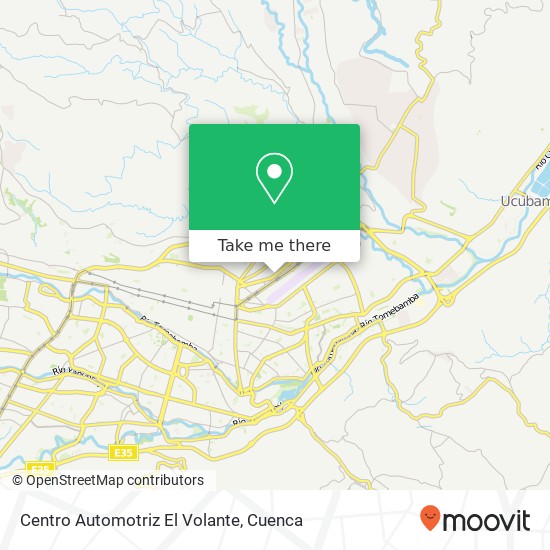 Centro Automotriz El Volante map