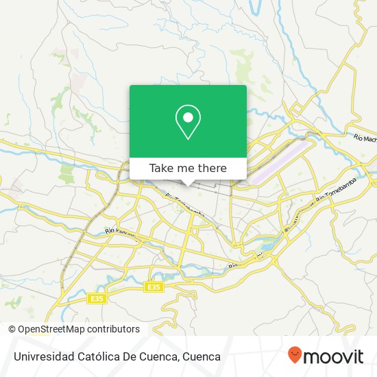Univresidad Católica De Cuenca map