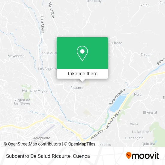 Subcentro De Salud Ricaurte map