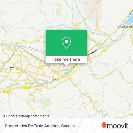 Cooperativa De Taxis America map