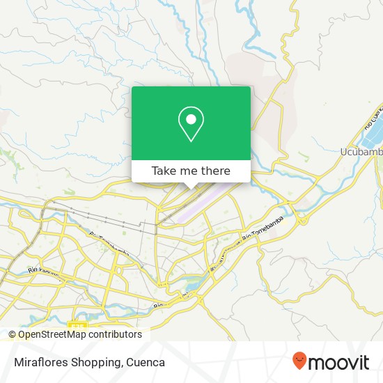 Miraflores Shopping map