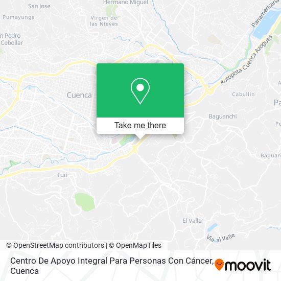 Centro De Apoyo Integral Para Personas Con Cáncer map